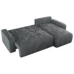 Narożnik ARGOS L - uniwersalny - szary, sztruks