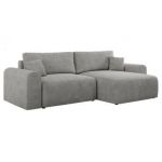 Narożnik NELSON L - uniwersalny - jasnoszary, struktura