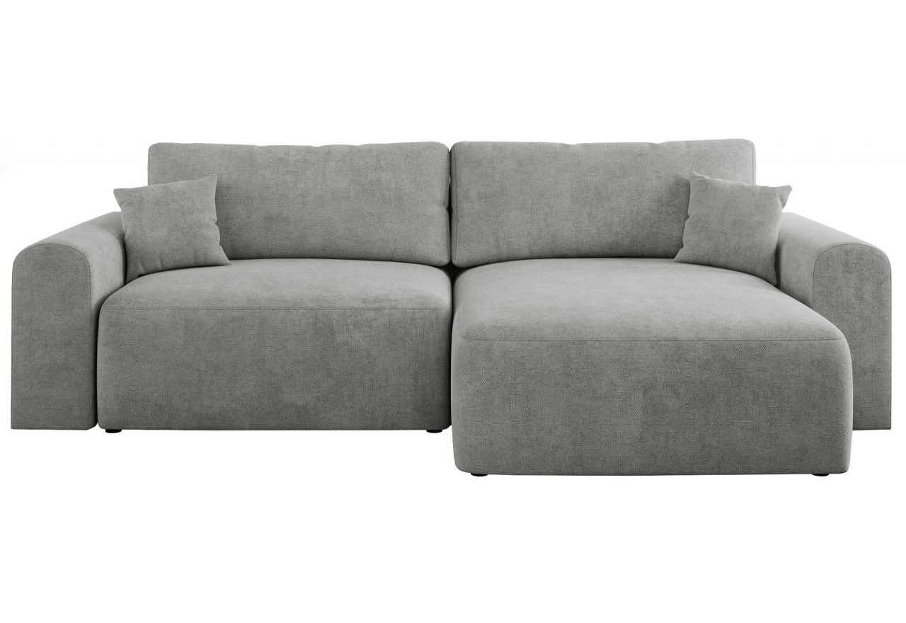 Narożnik NELSON L - uniwersalny - jasnoszary, struktura