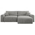 Narożnik NELSON L - uniwersalny - jasnoszary, struktura