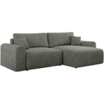 Narożnik NELSON L - uniwersalny - szary, struktura