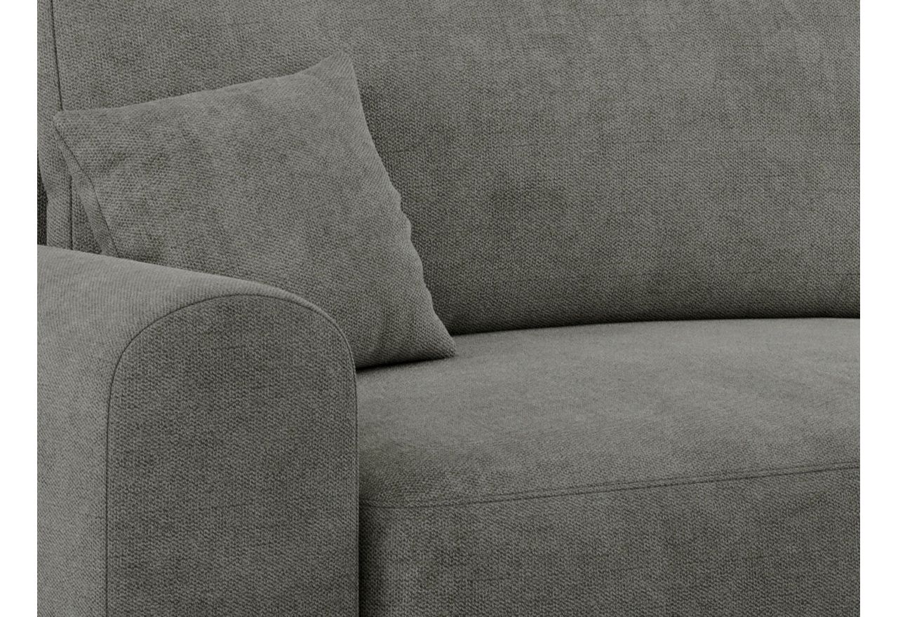 Narożnik NELSON L - uniwersalny - szary, struktura