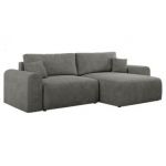 Narożnik NELSON L - uniwersalny - szary, struktura