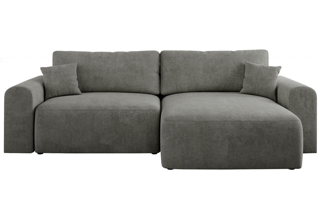 Narożnik NELSON L - uniwersalny - szary, struktura