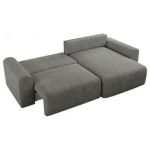 Narożnik NELSON L - uniwersalny - szary, struktura