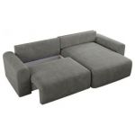 Narożnik NELSON L - uniwersalny - szary, struktura