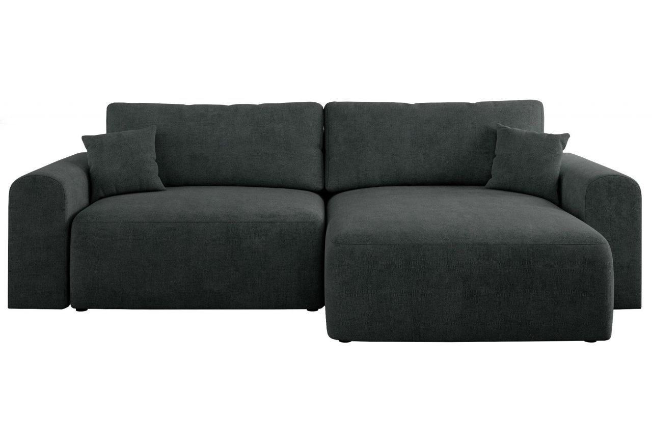 Narożnik NELSON L - uniwersalny - ciemnoszary, struktura