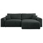 Narożnik NELSON L - uniwersalny - ciemnoszary, struktura