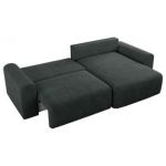 Narożnik NELSON L - uniwersalny - ciemnoszary, struktura