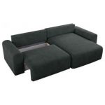 Narożnik NELSON L - uniwersalny - ciemnoszary, struktura