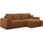 Narożnik NELSON L - uniwersalny - pomarańczowy, struktura