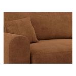 Narożnik NELSON L - uniwersalny - pomarańczowy, struktura