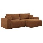 Narożnik NELSON L - uniwersalny - pomarańczowy, struktura