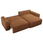 Narożnik NELSON L - uniwersalny - pomarańczowy, struktura