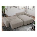 Narożnik NELSON L - uniwersalny - beżowy, struktura