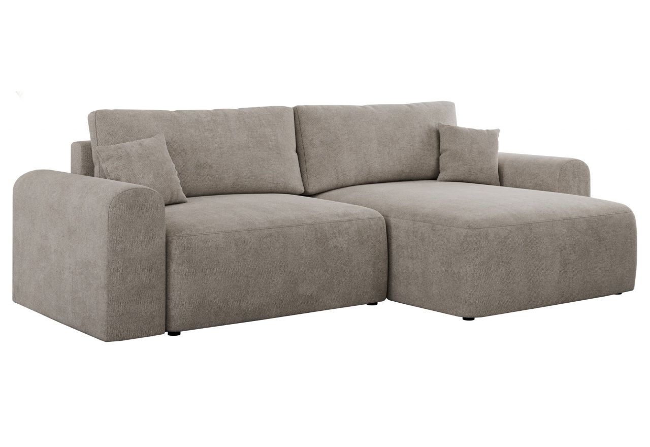 Narożnik NELSON L - uniwersalny - beżowy, struktura