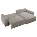 Narożnik NELSON L - uniwersalny - beżowy, struktura