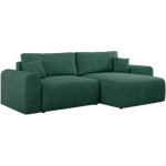 Narożnik NELSON L - uniwersalny - zielony, struktura