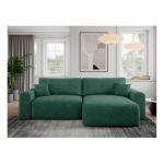 Narożnik NELSON L - uniwersalny - zielony, struktura