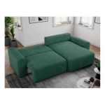 Narożnik NELSON L - uniwersalny - zielony, struktura