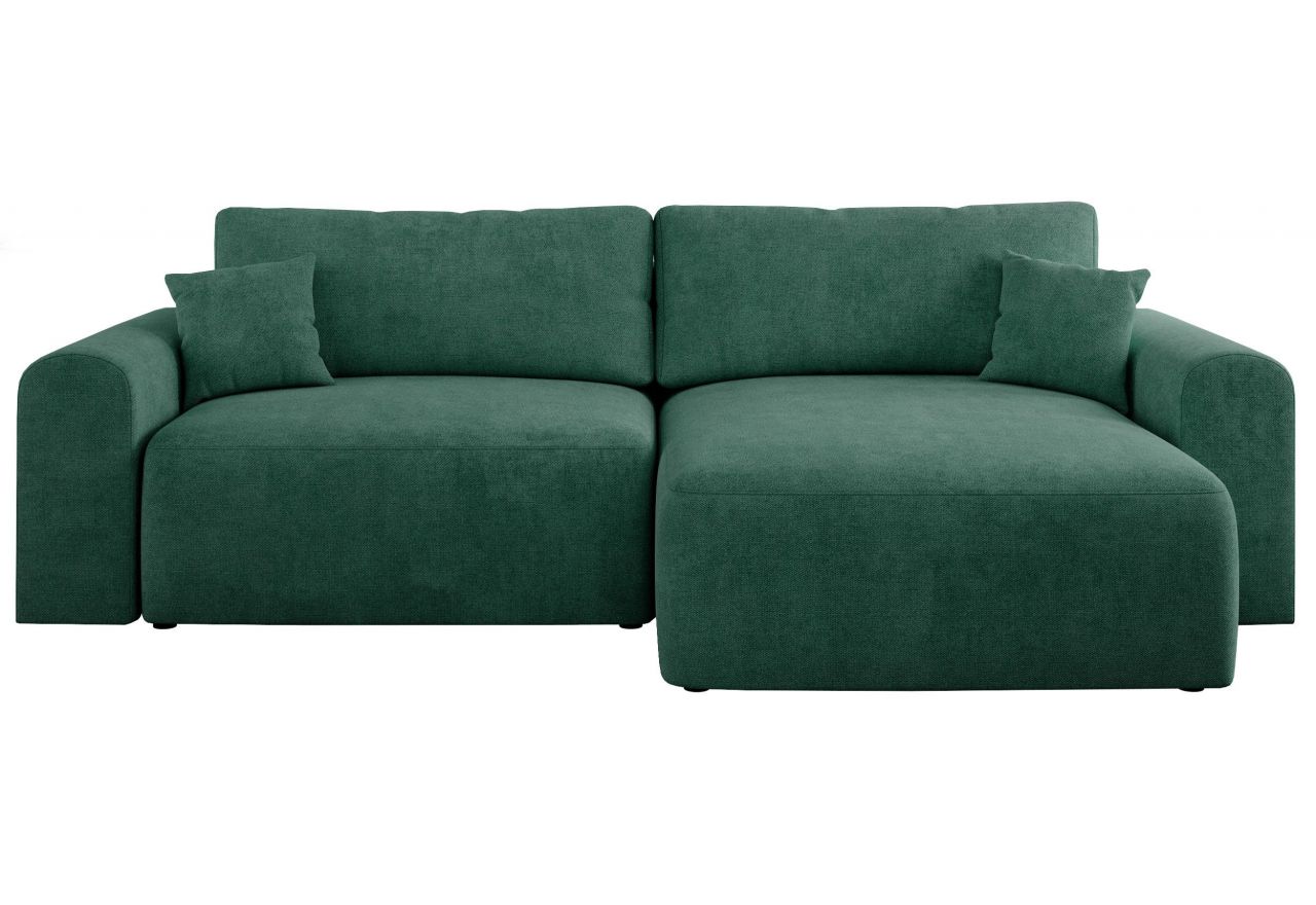 Narożnik NELSON L - uniwersalny - zielony, struktura