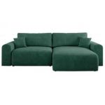 Narożnik NELSON L - uniwersalny - zielony, struktura