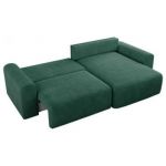 Narożnik NELSON L - uniwersalny - zielony, struktura