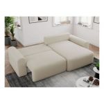 Narożnik NELSON L - uniwersalny - beżowy, boucle