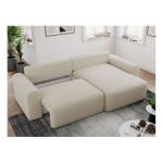 Narożnik NELSON L - uniwersalny - beżowy, boucle