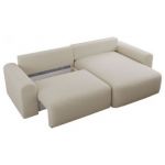 Narożnik NELSON L - uniwersalny - beżowy, boucle