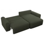 Narożnik NELSON L - uniwersalny - ciemnozielony, boucle