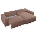 Narożnik NELSON L - uniwersalny - różowy, boucle