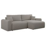 Narożnik NELSON L - uniwersalny - szary, boucle