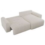 Narożnik NELSON L - uniwersalny - beżowy, sztruks