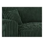 Narożnik NELSON L - uniwersalny - ciemnozielony, sztruks