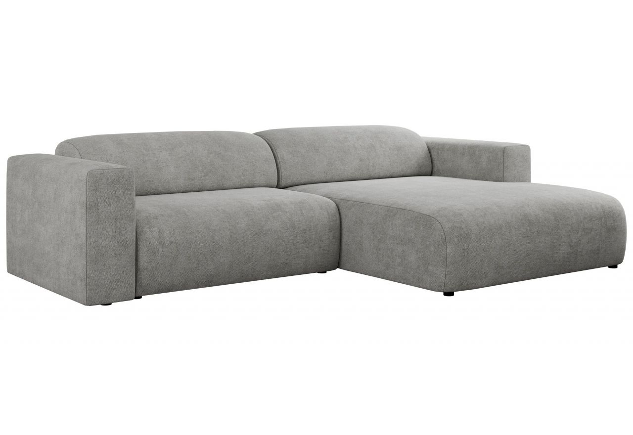 Narożnik PASADENA L - strona prawa - jasnoszary, struktura