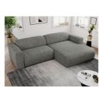 Narożnik PASADENA L - strona prawa - szary, struktura