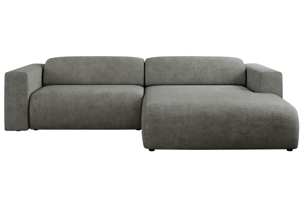 Narożnik PASADENA L - strona prawa - szary, struktura