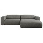 Narożnik PASADENA L - strona prawa - szary, struktura