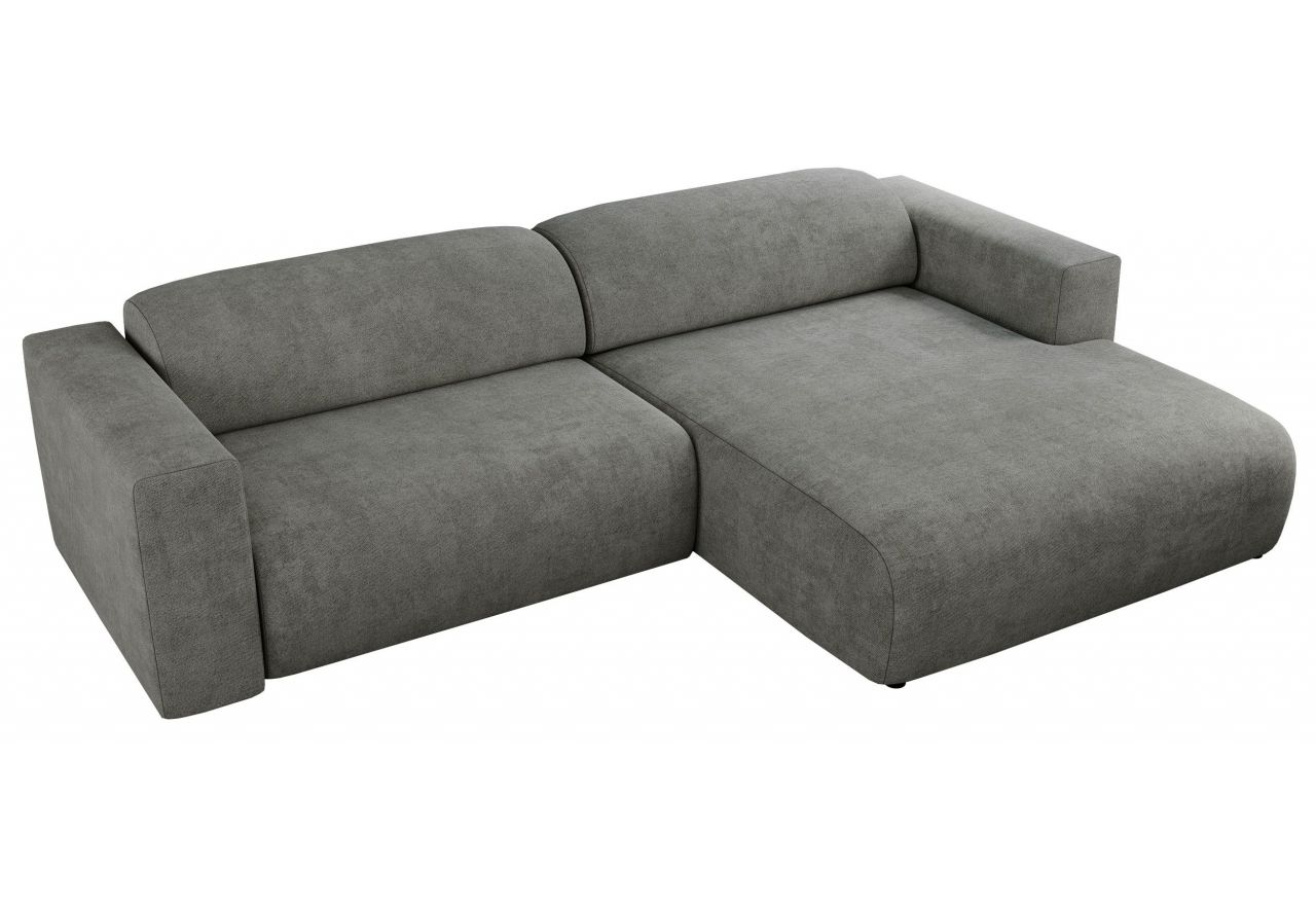 Narożnik PASADENA L - strona prawa - szary, struktura