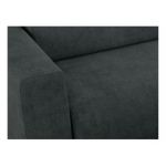 Narożnik PASADENA L - strona prawa - ciemnoszary, struktura