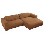 Narożnik PASADENA L - strona prawa - pomarańczowy, struktura