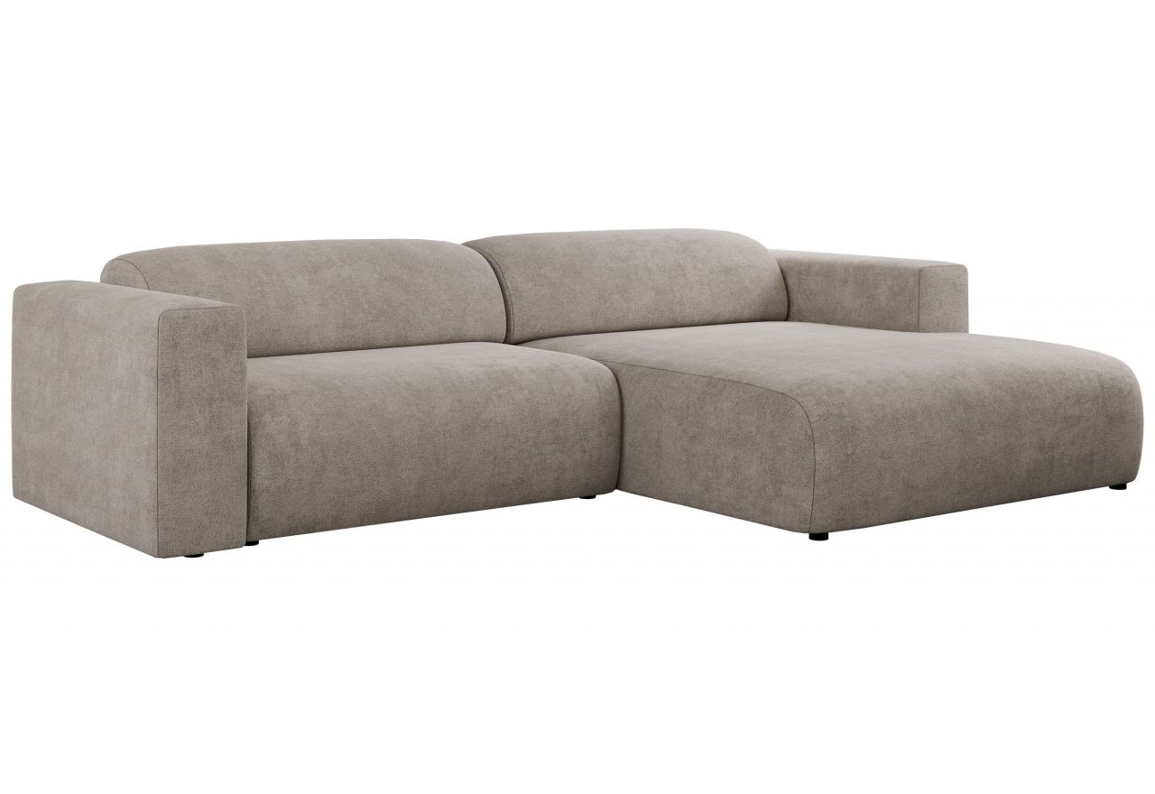 Narożnik PASADENA L - strona prawa - beżowy, struktura