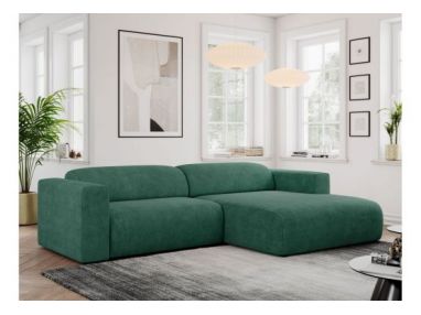 Narożnik PASADENA L - strona prawa - zielony, struktura