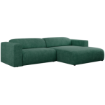 Narożnik PASADENA L - strona prawa - zielony, struktura