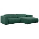 Narożnik PASADENA L - strona prawa - zielony, struktura