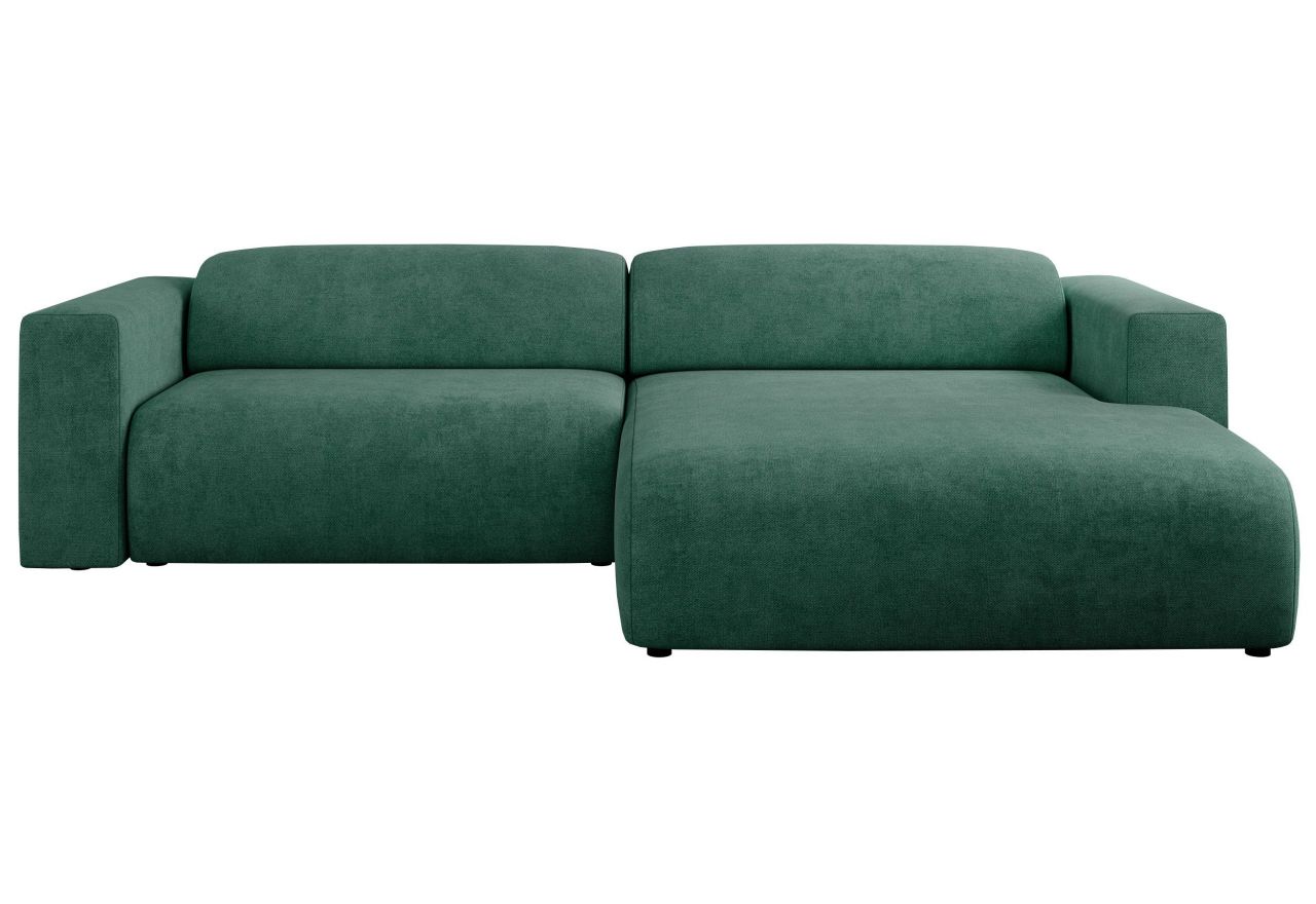 Narożnik PASADENA L - strona prawa - zielony, struktura