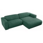 Narożnik PASADENA L - strona prawa - zielony, struktura