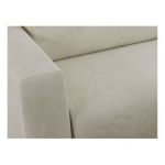 Narożnik PASADENA L - strona prawa - beżowy, welwet