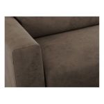 Narożnik PASADENA L - strona prawa - brązowy, welwet